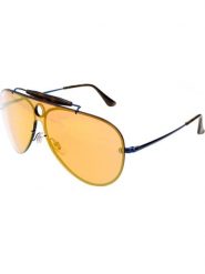 Ray Ban Okulary przeciwsłoneczne unisex w kolorze granatowym rozmiar: 32. Niebieskie okulary przeciwsłoneczne damskie Ray-Ban. Za 521.99 zł.