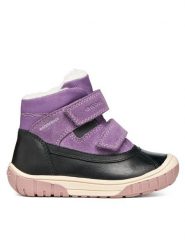 Geox Kozaki B Omar Girl Wpf B462LC 04322 C9B8J M Czarny. Czarne kozaki dziewczęce Geox, bez wzorów, ze skóry, bez obcasa. Za 319.99 zł.