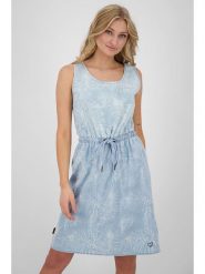 Alife and kickin Sukienka "Doja" w kolorze błękitnym rozmiar: XL. Niebieskie sukienki damskie Alife and Kickin, xl, bez wzorów, bez kołnierzyka, bez ramiączek, midi. Za 82.99 zł.