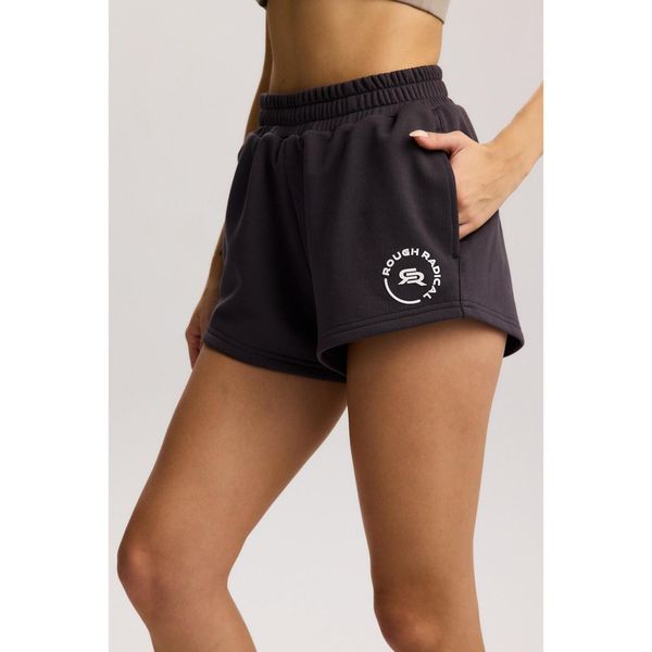Damskie spodenki dresowe Rough Radical Cotton Active Shorts Women. Szare spodenki sportowe damskie ROUGH RADICAL, l, z dresówki, na fitness i siłownię. Za 129.90 zł.