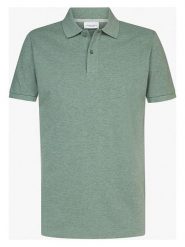 PROFUOMO Koszulka polo w kolorze zielonym rozmiar: L. Zielone koszulki polo męskie PROFUOMO, l, bez wzorów, z bawełny, bez ramiączek. Za 170.87 zł.