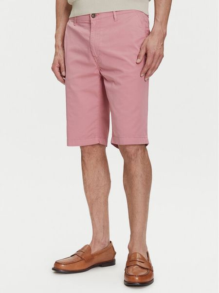 Baldessarini Szorty materiałowe B1 16939.2402 Różowy Slim Fit. Czerwone szorty męskie Baldessarini, bez wzorów, z bawełny. Za 439.99 zł.