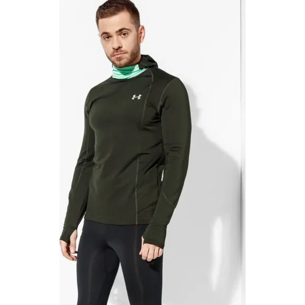 Under Armour Bluza Reactor Run Balaclava , khaki, rozmiar L. Brązowe bluzy bez kaptura męskie Under Armour, l, z materiału. W wyprzedaży za 189.99 zł.