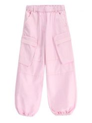 Coccodrillo Spodnie materiałowe WC5119101DGJ Różowy Slim Fit. Czerwone spodnie dziewczęce COCCODRILLO, z bawełny. Za 69.99 zł.