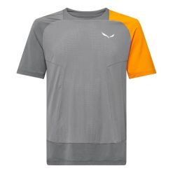 T-shirt hybrydowy Salewa NXT. Szare t-shirty męskie Salewa, l, bez wzorów, z tkaniny, bez kołnierzyka. Za 388.00 zł.