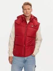 Tommy Jeans Bezrękawnik Alaska DM0DM19538 Czerwony Regular Fit. Czerwone kamizelki męskie Tommy Jeans, m, z jeansu. Za 759.99 zł.