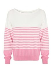 TATUUM Sweter w kolorze biało-różowym rozmiar: S. Białe swetry klasyczne damskie Tatuum, s, bez kołnierzyka. Za 124.95 zł.