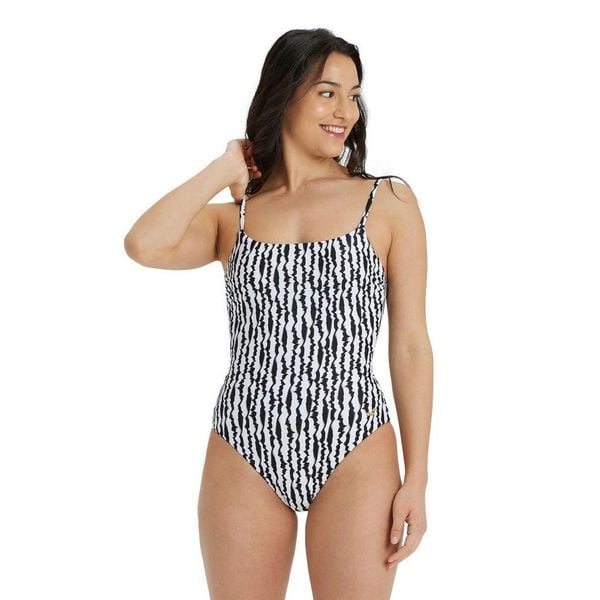 Strój kąpielowy damski jednoczęściowy basen otwarte plecy Arena Allover. Białe stroje jednoczęściowe damskie Arena, s, bez wzorów. Za 119.99 zł.