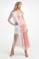 Spódnica szyfonowa ARMANI EXCHANGE. Spódniczki damskie Armani Exchange, m, bez wzorów, z szyfonu. W wyprzedaży za 412.87 zł.