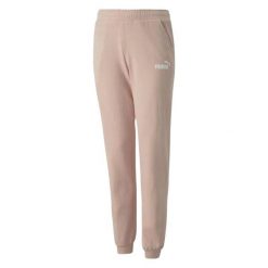Spodnie Do Joggingu Dla Dziewczynki Alpha. Czerwone spodnie materiałowe damskie Puma, bez wzorów, z bawełny. Za 185.99 zł.