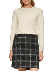 S.Oliver Sweter w kolorze kremowym rozmiar: 44. Brązowe swetry klasyczne damskie S.Oliver, s, bez kołnierzyka. Za 78.99 zł.