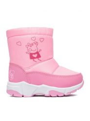 Peppa Pig Śniegowce CEO-CM-AW26-345PP Różowy jasny. Czerwone kozaki dziewczęce peppa pig, z materiału. Za 99.99 zł.