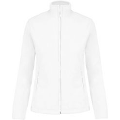 Kurtka damska Kariban Micropolaire Maureen. Białe kurtki damskie KARIBAN, bez wzorów, bez kaptura. Za 145.00 zł.