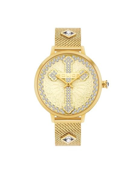 Police Zegarek Socotra 16031MSG/22MMA Złoty. Żółte, cyfrowe zegarki damskie Police, złote. Za 1,069.00 zł.