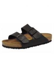 Birkenstock Klapki "Arizona" w kolorze czarnym rozmiar: 46. Czarne klapki damskie Birkenstock, bez wzorów, bez obcasa. Za 333.81 zł.