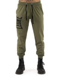 Spodnie dresowe z bawełna z kieszenie na trening. Zielone spodnie sportowe męskie LEONE 1947 APPAREL, z bawełny. Za 235.76 zł.