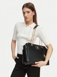 U.S. Polo Assn. Torebka BIUXT8387WVP Czarny. Czarne torebki klasyczne damskie U.S. Polo Assn., bez wzorów, ze skóry, bez dodatków. Za 164.99 zł.
