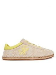 Tommy Hilfiger Espadryle Woven Logo Embroidery FW0FW09108 Beżowy. Brązowe espadryle damskie Tommy Hilfiger, bez wzorów, z materiału, bez obcasa. Za 449.99 zł.