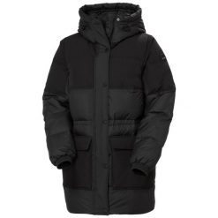 Damska kurtka puchowa Helly Hansen Escape Down. Czarne kurtki damskie Helly Hansen, na zimę, bez wzorów, z puchu, bez kaptura. W wyprzedaży za 1,239.80 zł.