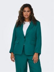 ONLY Carmakoma Marynarka New Frey 15306759 Zielony Regular Fit. Zielone marynarki i żakiety damskie Only Carmakoma, bez wzorów, z syntetyku. Za 129.99 zł.