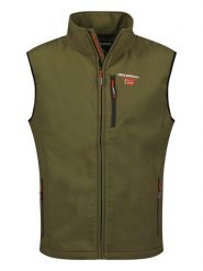 Geographical Norway Kamizelka softshellowa "Vakito" w kolorze khaki rozmiar: XL. Brązowe kamizelki męskie Geographical Norway, xl. Za 118.84 zł.