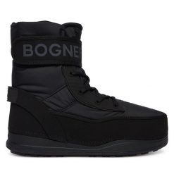 Śniegowce Bogner. Czarne buty zimowe męskie Bogner, bez zapięcia. Za 1,429.00 zł.