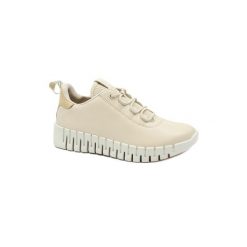 Buty do biegania damskie Ecco Sneaker Gruuv Lea. Białe obuwie do biegania damskie ECCO. Za 843.00 zł.