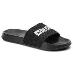 Czarne Klapki Big Star Męskie Wodoodporne Buty. Czarne klapki i japonki męskie Big Star. Za 79.99 zł.