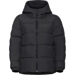 Kurtka puchowa damska Jack Wolfskin Frozen Palace. Czarne kurtki damskie Jack Wolfskin, s, bez wzorów, z materiału, bez kaptura. Za 899.99 zł.