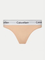 Calvin Klein Underwear Figi klasyczne 0000F3787E Pomarańczowy. Brązowe figi damskie Calvin Klein Underwear, s, bez wzorów, z bawełny. Za 59.99 zł.