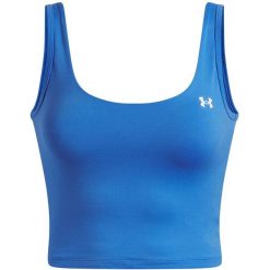 Damski tank top Under Armour Motion. Niebieskie topy sportowe damskie Under Armour, s, bez wzorów, z materiału, bez ramiączek. Za 151.90 zł.