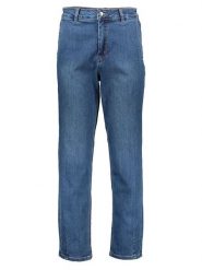 Kaffe Dżinsy - Comfort fit - w kolorze niebieskim rozmiar: 44. Niebieskie jeansy damskie Kaffe, z podwyższonym stanem. Za 148.96 zł.