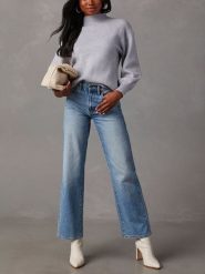 LA Angels Sweter w kolorze szarym rozmiar: S. Szare golfy damskie LA Angels, s, bez kołnierzyka. Za 165.71 zł.