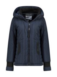 Canadian Peak Kurtka pikowana "Bitiaeak" w kolorze granatowym rozmiar: XXL. Niebieskie kurtki damskie Canadian Peak, xxl, bez wzorów, bez kaptura. Za 173.99 zł.