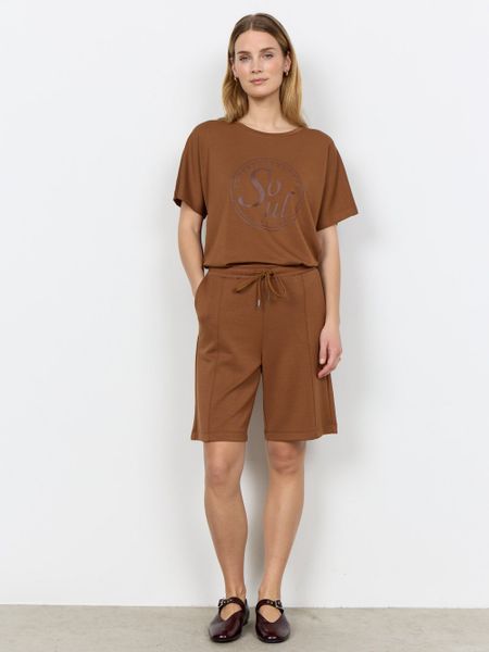 Soyaconcept® Koszulka Kobiety Modal brązowy, XXL. Brązowe t-shirty damskie xxl, bez wzorów, bez kołnierzyka. Za 139.95 zł.