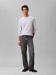Calvin Klein Jeans koszula z długim rękawem Mężczyźni niebieski, M. Niebieskie koszule męskie Calvin Klein Jeans, m, z aplikacjami, z jeansu, bez kołnierzyka, bez ramiączek. Za 179.95 zł.