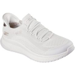 Buty sportowe damskie Skechers Bobs Squad 4 Dire Step. Brązowe buty sportowe na co dzień damskie Skechers, bez wzorów, z materiału, trekkingowe. Za 390.00 zł.