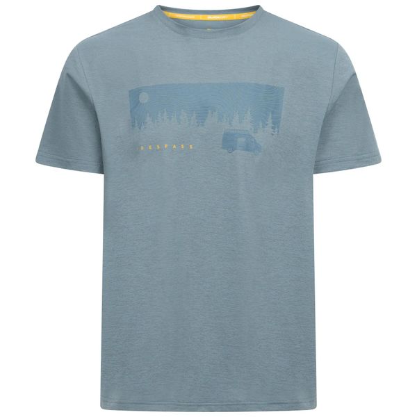 T-shirt Trespass Jacub. Niebieskie t-shirty męskie Trespass, l, bez wzorów, z materiału, bez kołnierzyka. Za 150.25 zł.