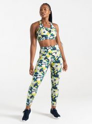 Dare 2b Legginsy sportowe "Influential" w kolorze turkusowo-zielonym rozmiar: 44. Zielone legginsy damskie Dare 2b, bez wzorów, z materiału. Za 74.63 zł.