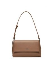 Calvin Klein Torebka Ck Daily Shoulder Bag Pebble K60K612139 Brązowy. Brązowe torebki klasyczne damskie CALVIN KLEIN, bez wzorów, ze skóry, bez dodatków. Za 459.99 zł.