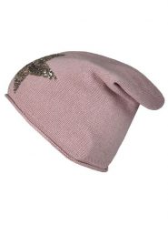 Zwillingsherz Czapka beanie w kolorze jasnoróżowym rozmiar: onesize. Różowe czapki zimowe damskie Zwillingsherz, z kaszmiru. Za 83.42 zł.