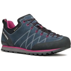 Buty podejściowe damskie Scarpa Crux GTX. Niebieskie obuwie trekkingowe damskie Scarpa. Za 629.30 zł.
