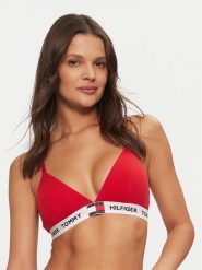 Tommy Hilfiger Biustonosz braletka UW0UW05607 Czerwony. Czerwone biustonosze Tommy Hilfiger, bez wzorów, z bawełny. Za 99.99 zł.