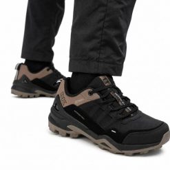 Buty męskie sportowe trekkingowe DK VENOM VB17920 BLACK BROWN. Brązowe buty trekkingowe męskie DK, z materiału, bez zapięcia, trekkingowe. Za 199.00 zł.