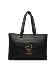 LOVE MOSCHINO Torebka JC4136PP1OLQ0000 Czarny. Czarne torebki klasyczne damskie Love Moschino, bez wzorów, ze skóry, bez dodatków. Za 1,049.00 zł.