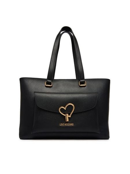 LOVE MOSCHINO Torebka JC4136PP1OLQ0000 Czarny. Czarne torebki klasyczne damskie Love Moschino, bez wzorów, ze skóry, bez dodatków. Za 1,049.00 zł.