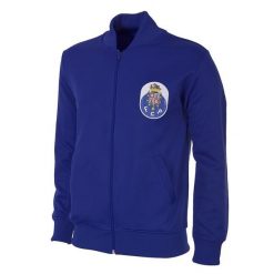Kurtka/bluza retro piłkarska dla dorosłych - FC Porto 1983-84 - Niebieska. Niebieskie bluzy bez kaptura męskie COPA FOOTBALL, xs. Za 422.17 zł.