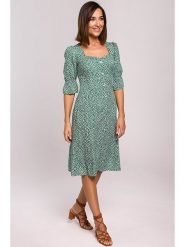 Stylove Sukienka w kolorze zielonym rozmiar: XL. Zielone sukienki damskie Stylove, xl, bez wzorów, bez kołnierzyka, bez ramiączek, midi. Za 188.85 zł.