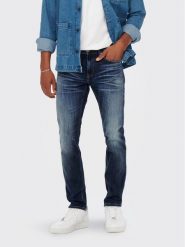 Only & Sons Jeansy Weft 22023251 Granatowy Regular Fit. Niebieskie jeansy męskie Only & Sons. Za 169.99 zł.