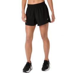 Sandały 4 cale dla kobiet Asics Core. Czarne sandały damskie Asics, bez wzorów, z materiału, bez obcasa. Za 239.00 zł.